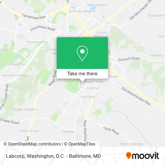 Labcorp map