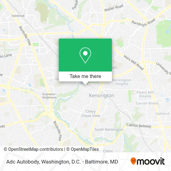 Adc Autobody map