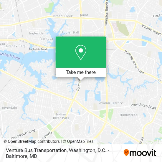 Venture Bus Transportation map