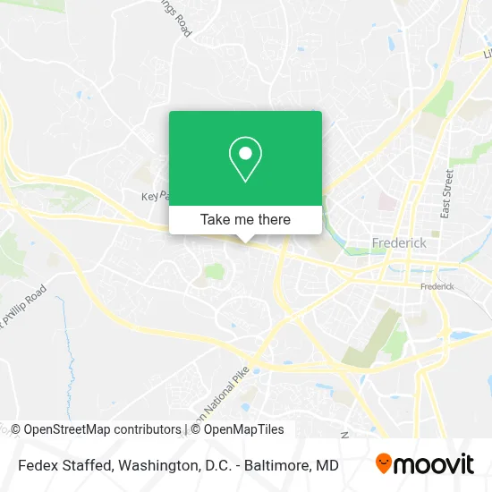 Fedex Staffed map