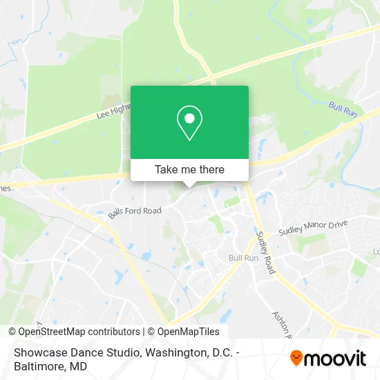 Showcase Dance Studio map