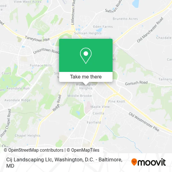 Cij Landscaping Llc map