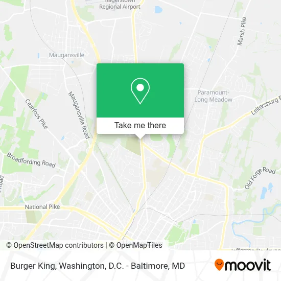 Burger King map