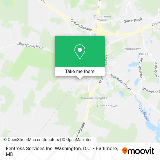 Fentress Services Inc map