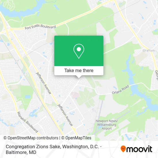 Congregation Zions Sake map