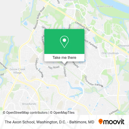 The Axon School map
