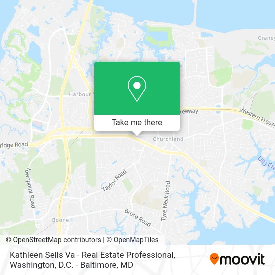 Kathleen Sells Va - Real Estate Professional map
