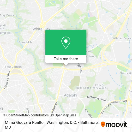 Mirna Guevara Realtor map
