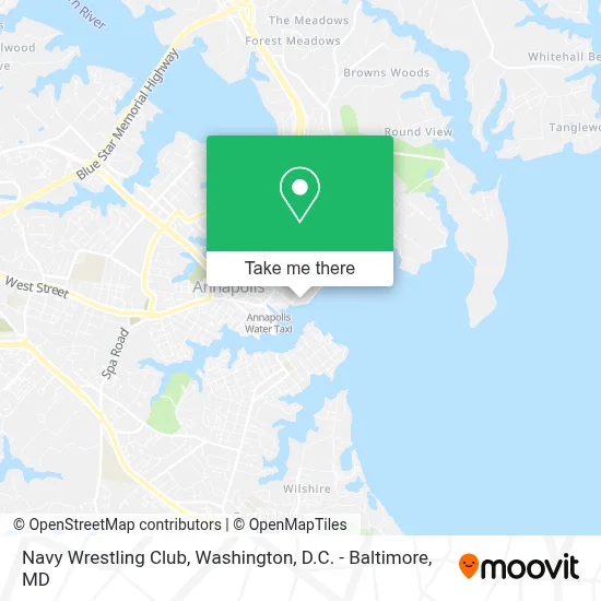 Navy Wrestling Club map