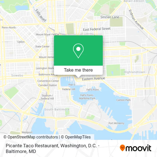 Picante Taco Restaurant map