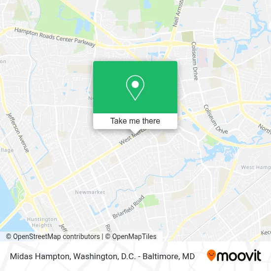 Midas Hampton map