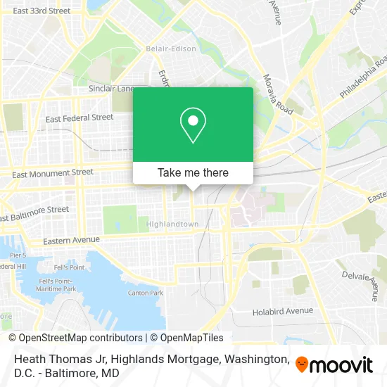 Heath Thomas Jr, Highlands Mortgage map