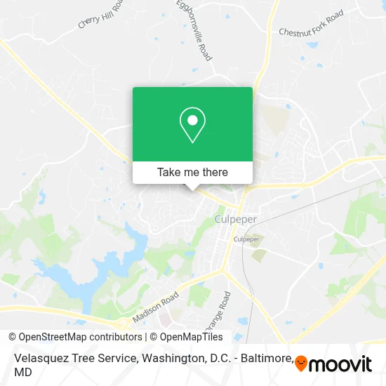 Velasquez Tree Service map