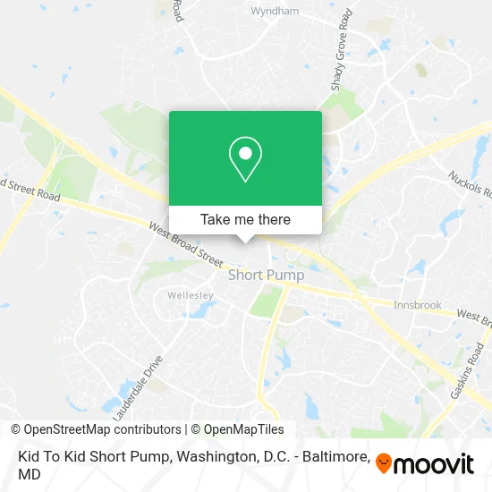 Kid To Kid Short Pump map