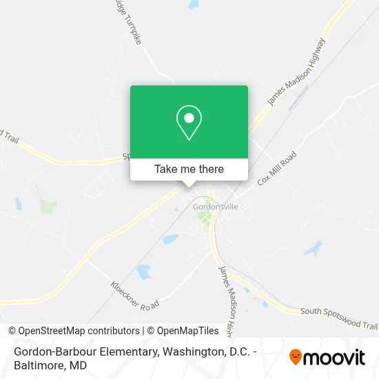 Gordon-Barbour Elementary map