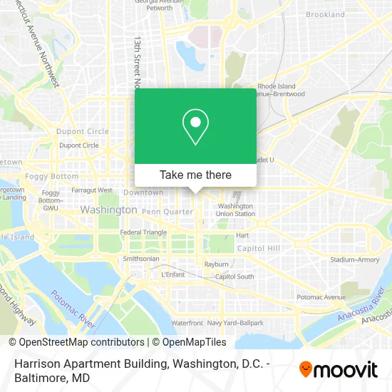 Harrison Apartment Building map
