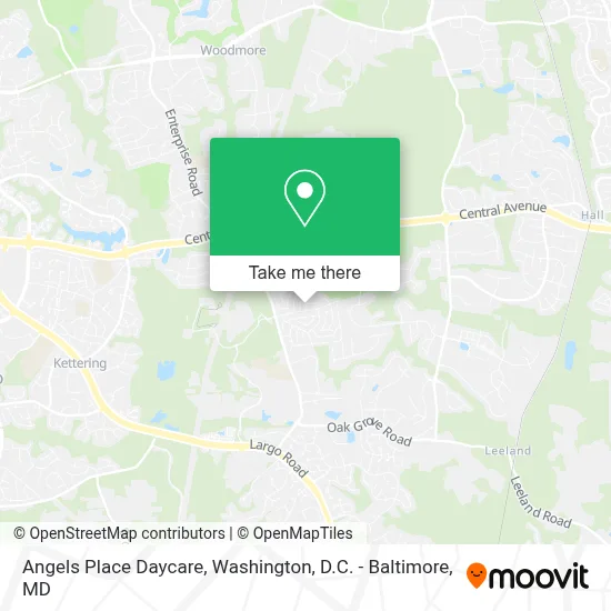 Angels Place Daycare map