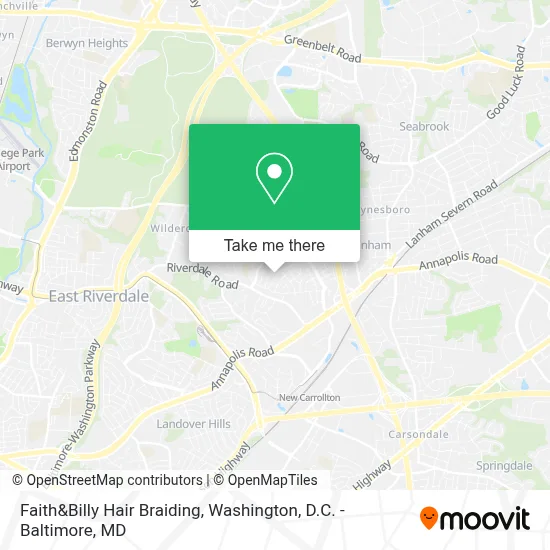 Faith&Billy Hair Braiding map