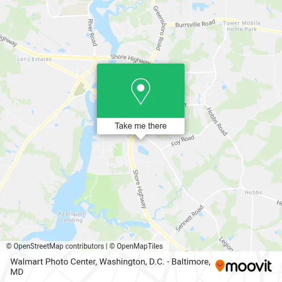 Walmart Photo Center map
