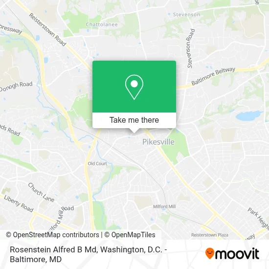 Rosenstein Alfred B Md map