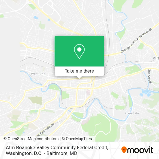 Atm Roanoke Valley Community Federal Credit map