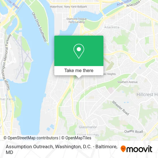 Assumption Outreach map