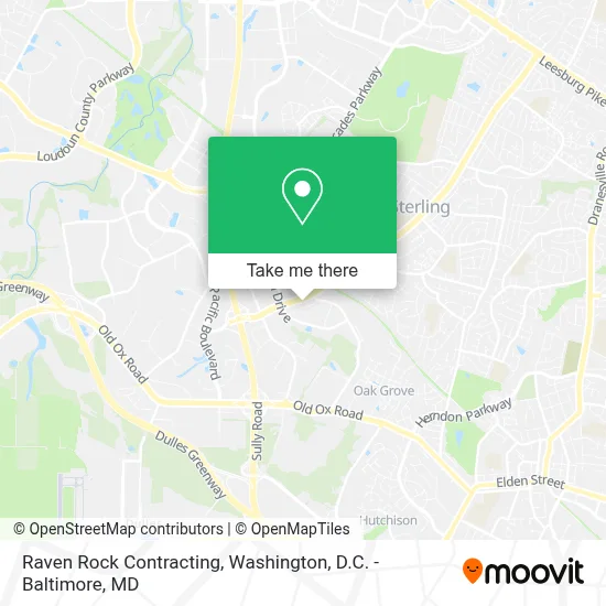 Raven Rock Contracting map