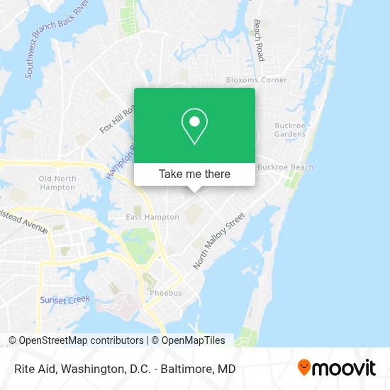 Rite Aid map
