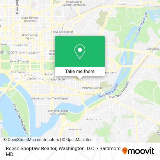 Reese Shoptaw Realtor map