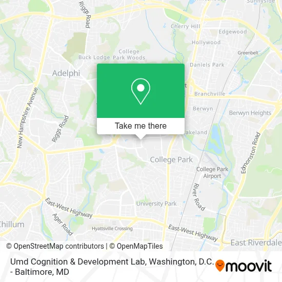 Umd Cognition & Development Lab map