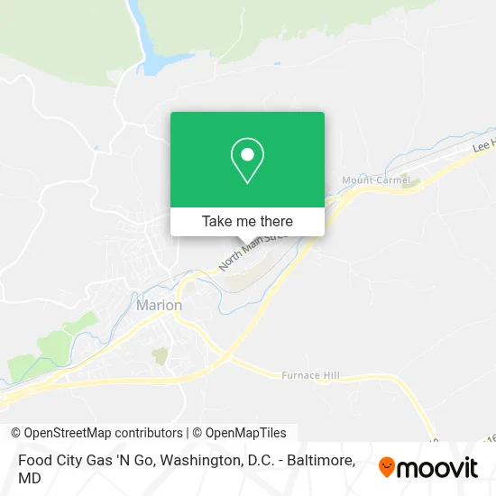 Food City Gas 'N Go map