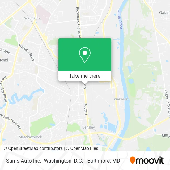 Sams Auto Inc. map
