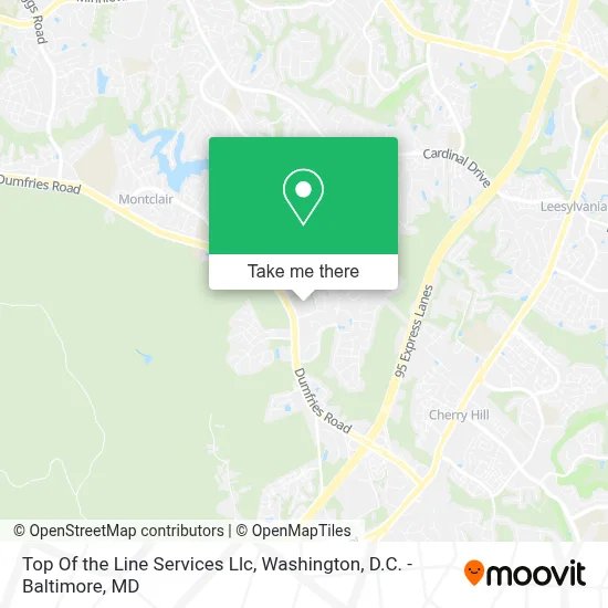 Top Of the Line Services Llc map