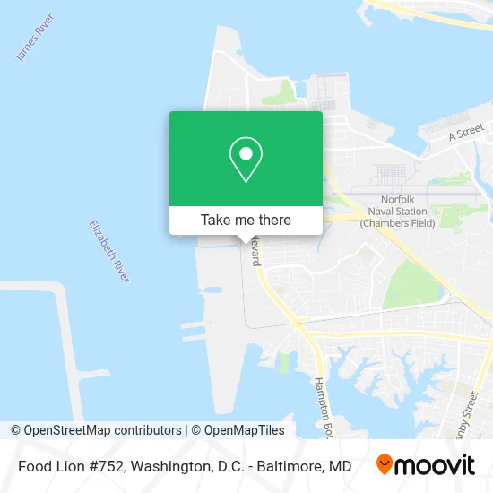 Food Lion #752 map