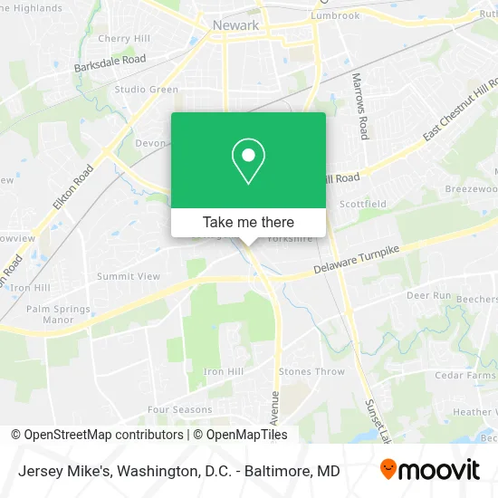Jersey Mike's map