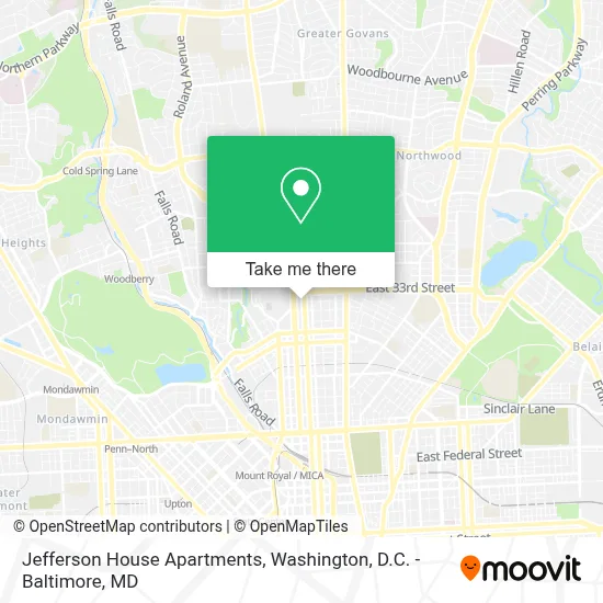 Jefferson House Apartments map