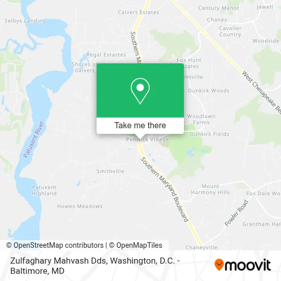 Zulfaghary Mahvash Dds map