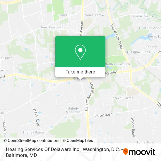 Hearing Services Of Delaware Inc. map