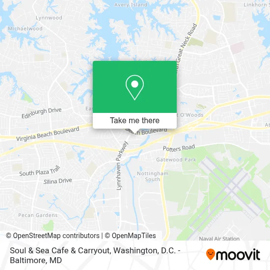 Soul & Sea Cafe & Carryout map