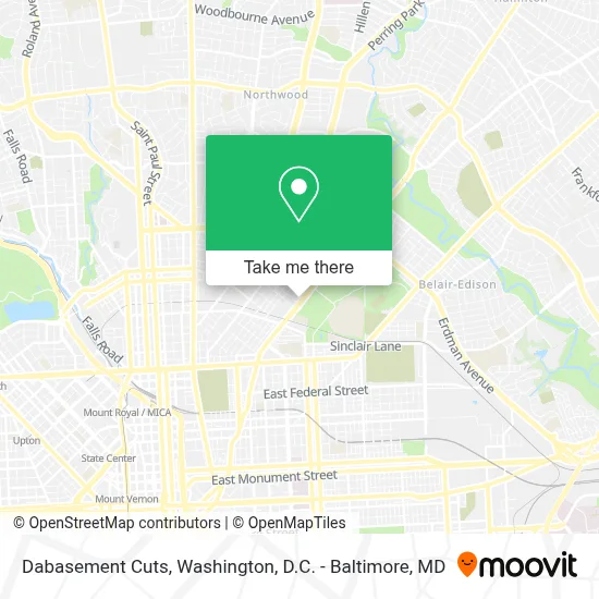 Dabasement Cuts map