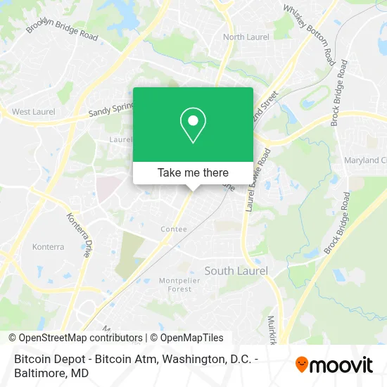 Bitcoin Depot - Bitcoin Atm map