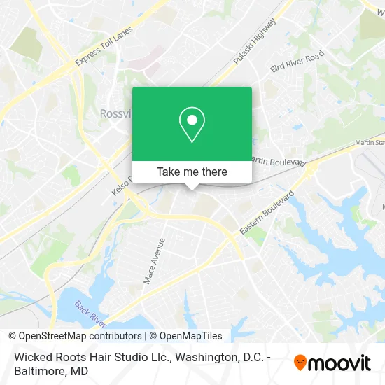 Wicked Roots Hair Studio Llc. map