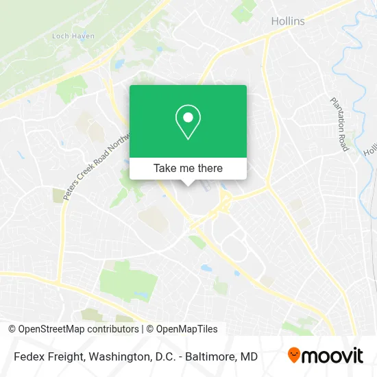 Fedex Freight map