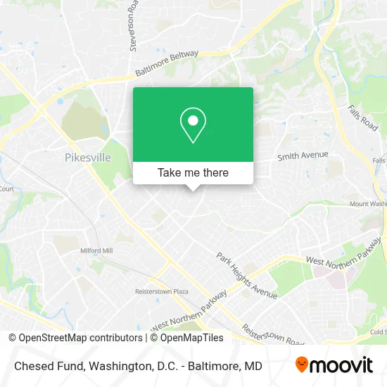 Chesed Fund map