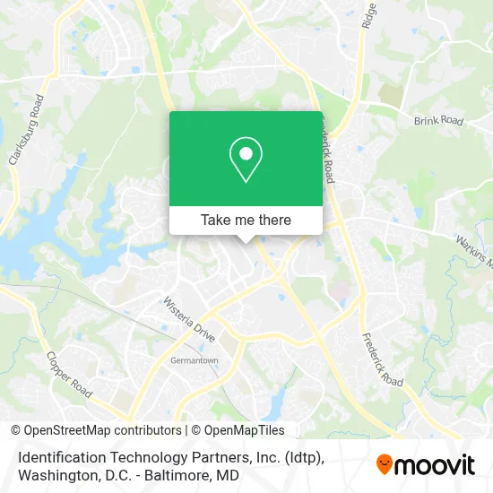 Identification Technology Partners, Inc. (Idtp) map