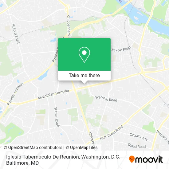 Iglesia Tabernaculo De Reunion map