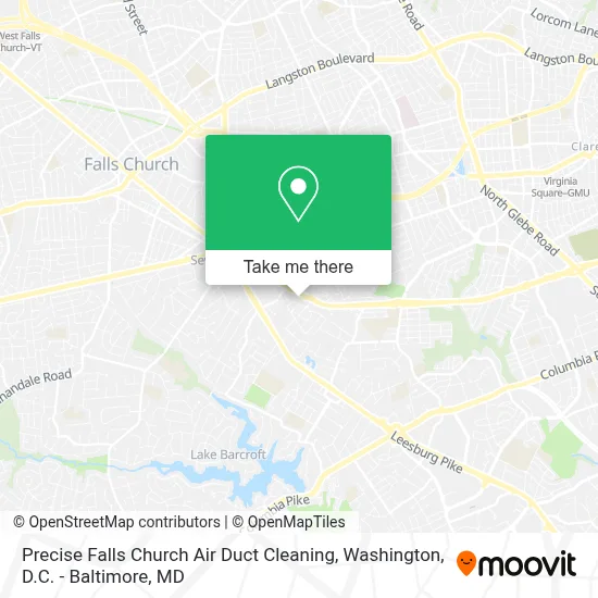 Precise Falls Church Air Duct Cleaning map