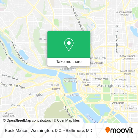 Buck Mason map