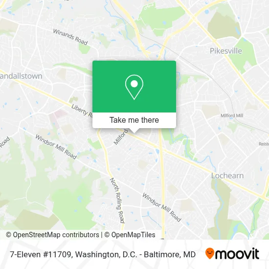 7-Eleven #11709 map