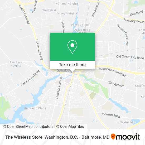 The Wireless Store map